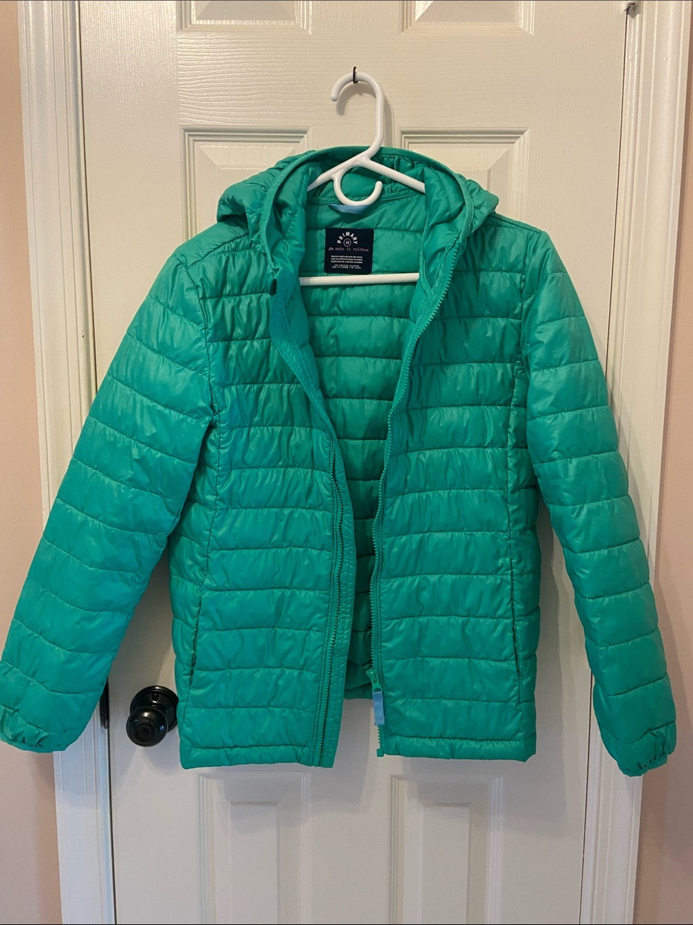 Primary®️ Puffer Jacket - Color: Green Bean